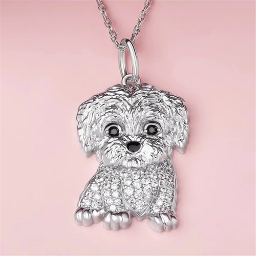 Cute Pet Dog Necklace – Trendy Jewelry for Women